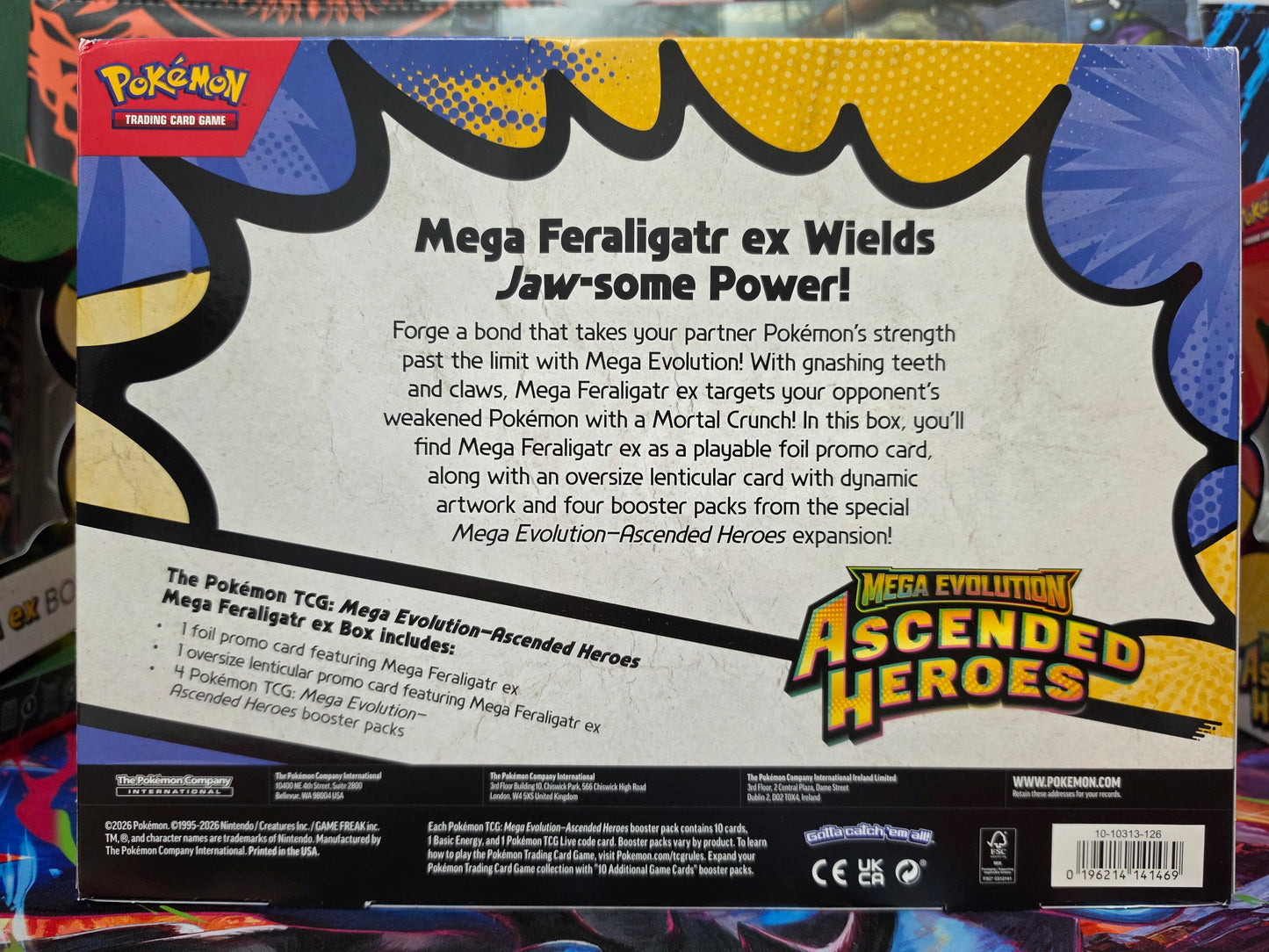 Pokémon TCG Ascended Heroes EX Box