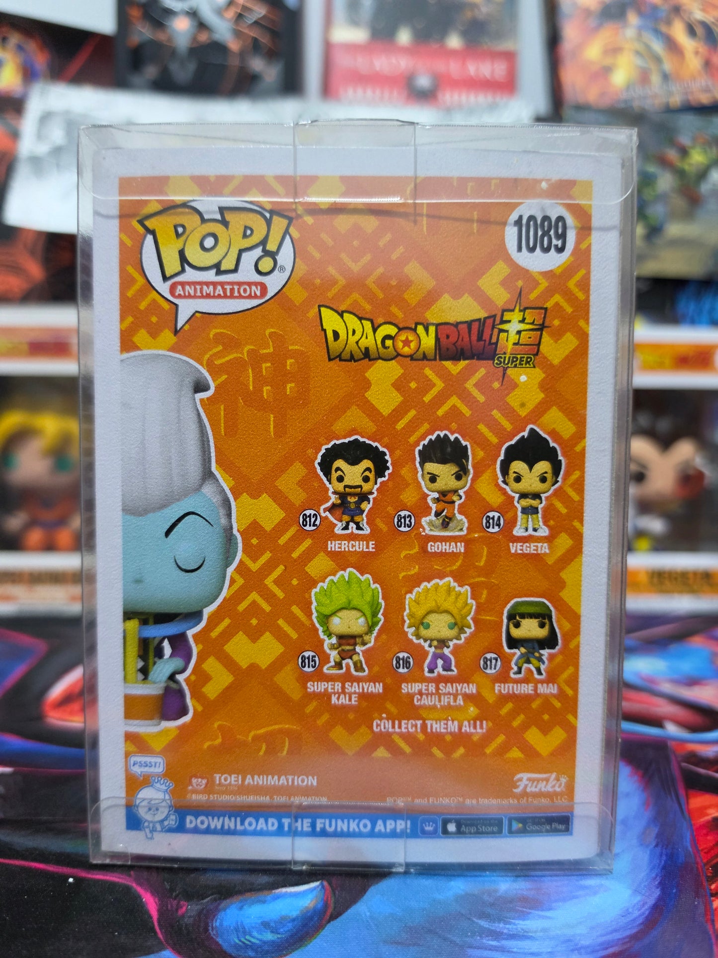 Funko Pop! Animation: Dragon Ball Super – Whis (Eating Noodles) #1089 (Funimation 2021 Exclusive) Vinyl Figure