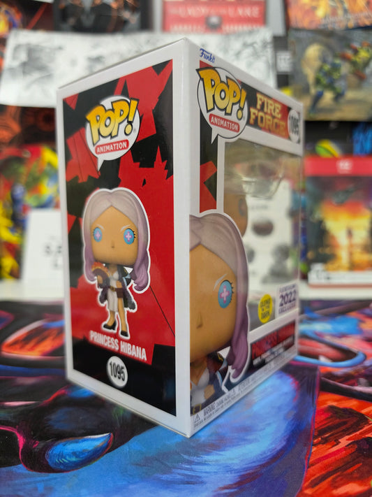 Funko Pop! Animation: Fire Force – Princess Hibana #1095 (Funimation 2022 Exclusive – Glow in the Dark) Vinyl Figure