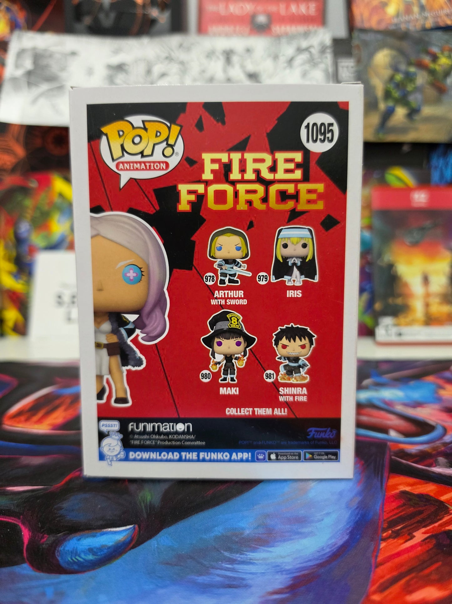 Funko Pop! Animation: Fire Force – Princess Hibana #1095 (Funimation 2022 Exclusive – Glow in the Dark) Vinyl Figure