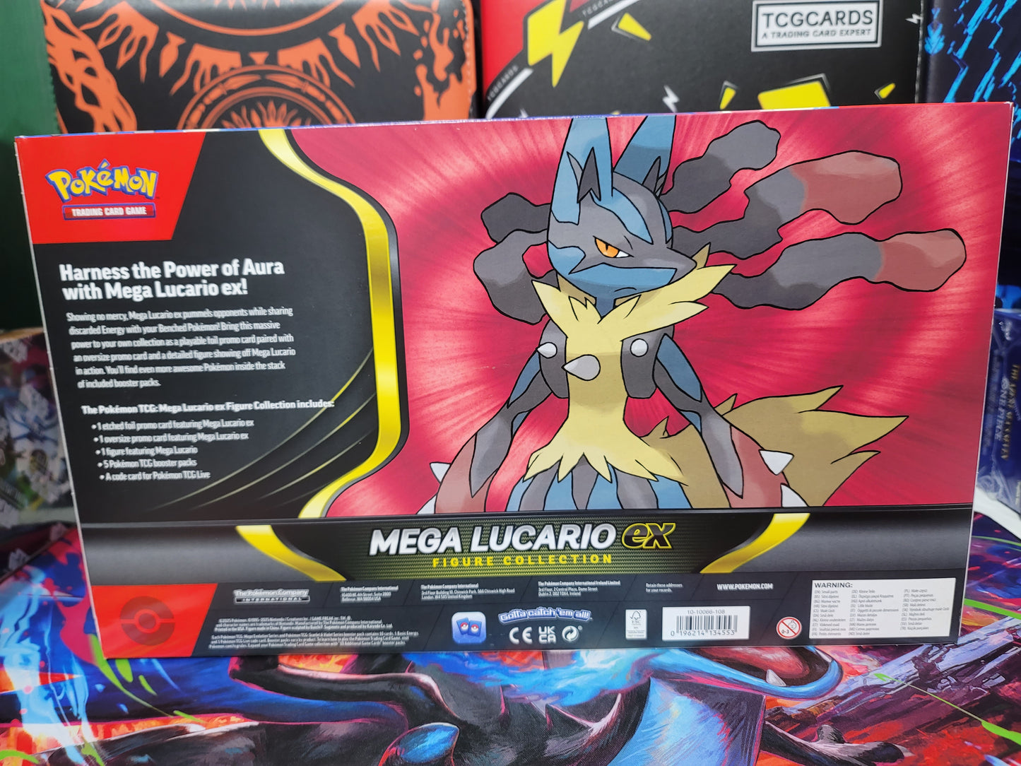 Pokémon TCG Mega Lucario EX Figure Box
