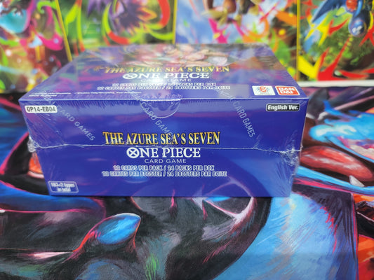 One Piece TCG The Azure Sea's Seven Booster Box OP14 English Factory Sealed