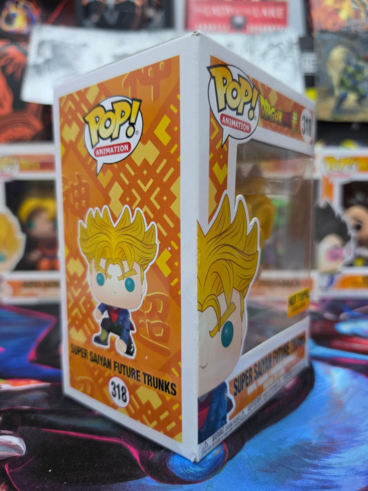Funko Pop! Animation: Dragon Ball Super – Super Saiyan Future Trunks #318 (Hot Topic Exclusive) Vinyl Figure