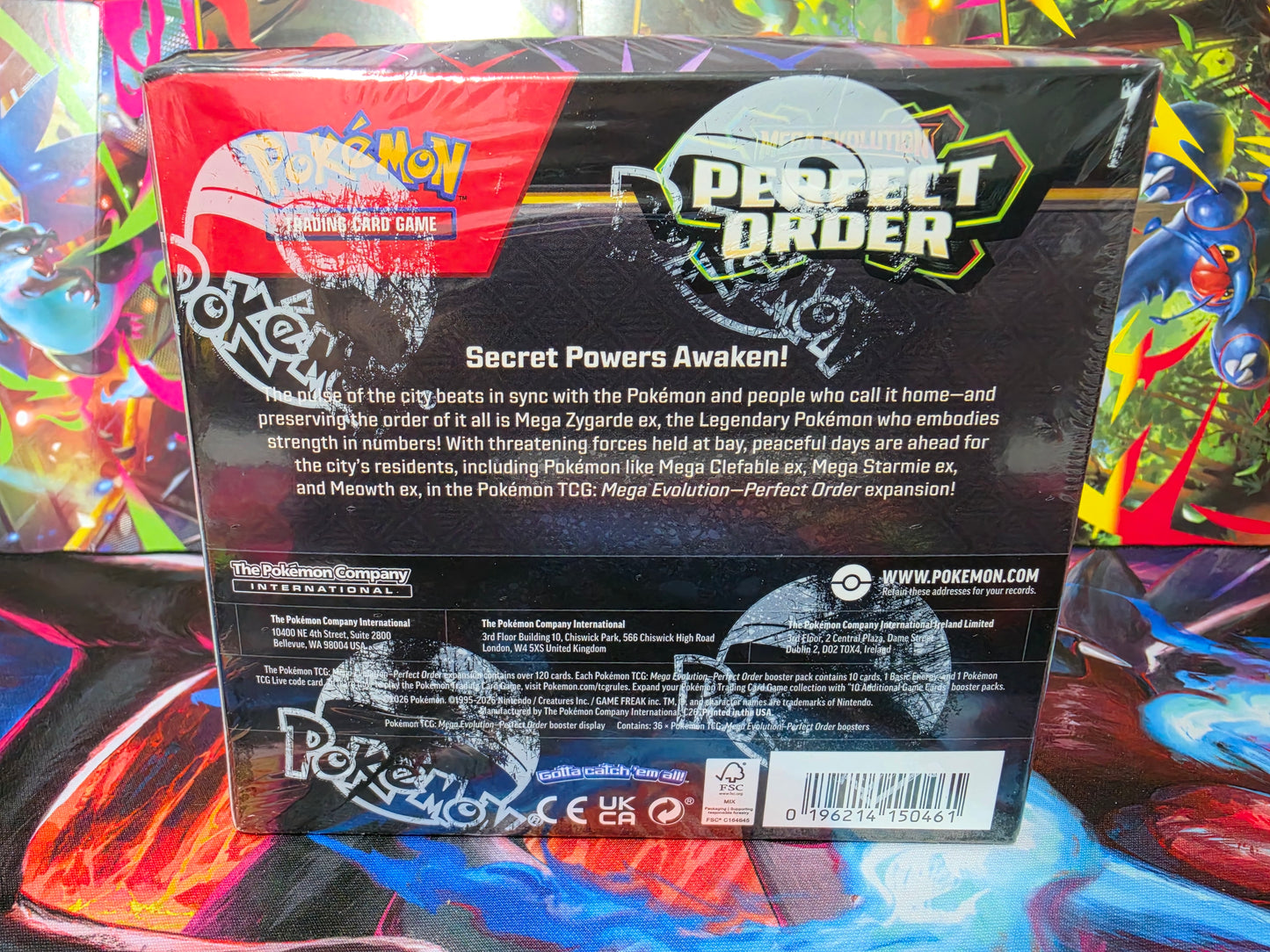 Pokémon TCG: Mega Evolution-Perfect Order Booster Display Box