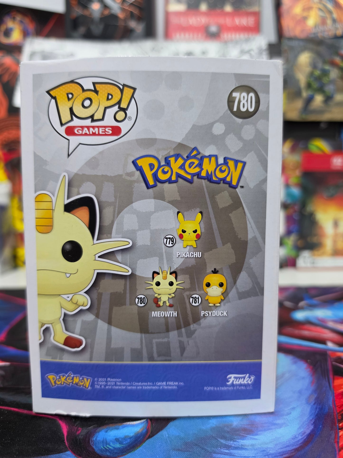 Funko Pop! Games: Pokémon – Meowth #780 Vinyl Figure