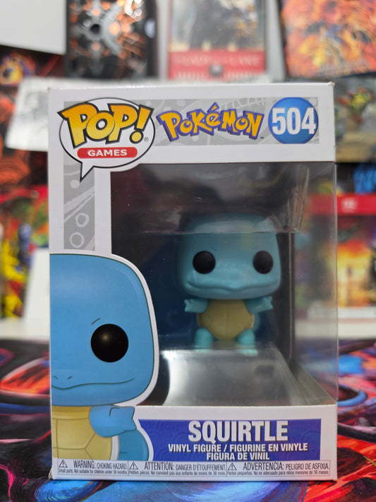 Funko Pop! Games: Pokémon – Squirtle #504 Vinyl Figure