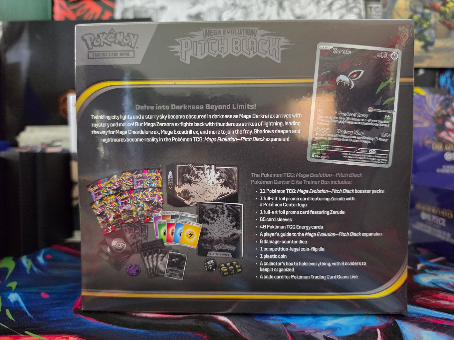 Pokémon TCG: Mega Evolution-Pitch Black Pokémon Center Elite Trainer Box