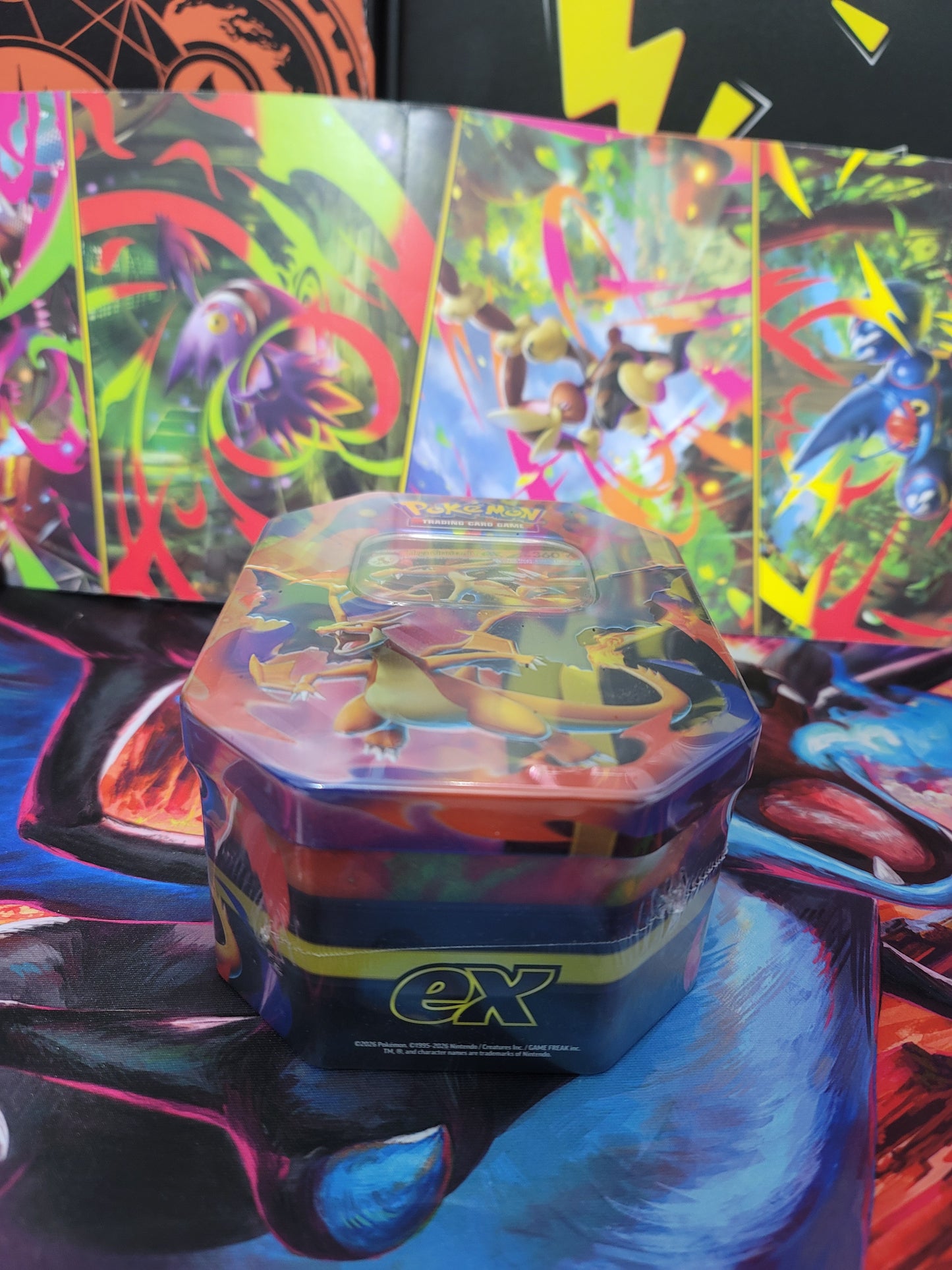 Pokémon TCG: Mega Charizard EX Tin Styles Vary