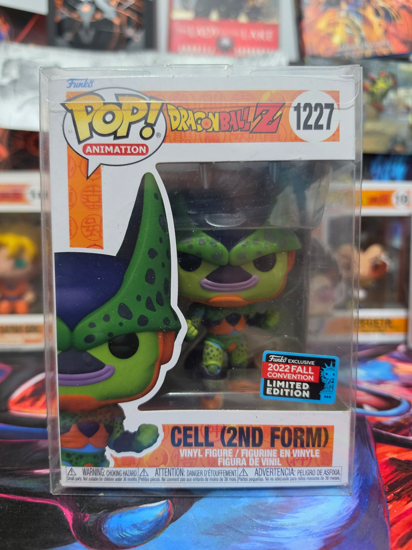 Funko Pop! Animation: Dragon Ball Z – Cell (2nd Form) #1227 (2022 Fall Convention Limited Edition) Vinyl Figure