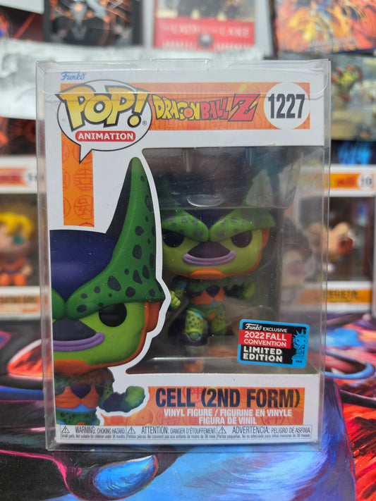 Funko Pop! Animation: Dragon Ball Z – Cell (2nd Form) #1227 (2022 Fall Convention Limited Edition) Vinyl Figure