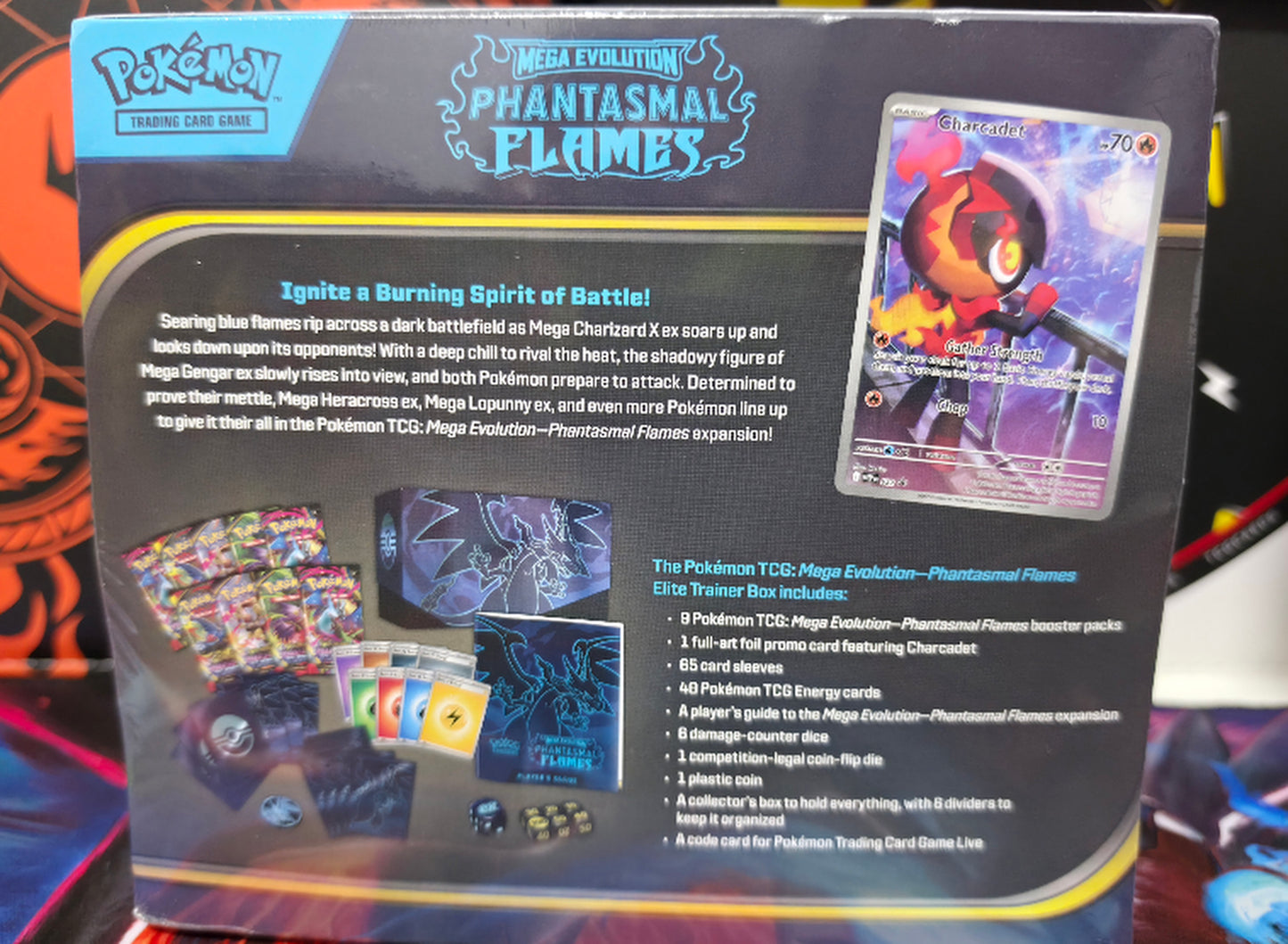 Pokémon TCG: Mega Evolution-Phantasmal Flames Elite Trainer Box