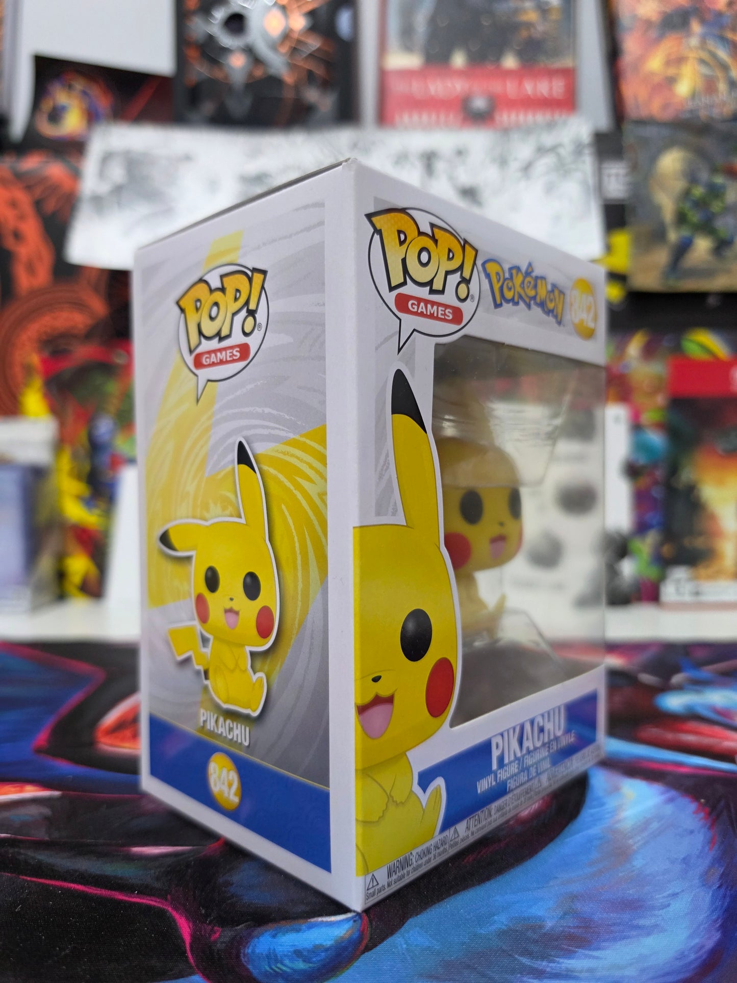 Funko Pop! Games: Pokémon – Pikachu (Sitting) #842 Vinyl Figure