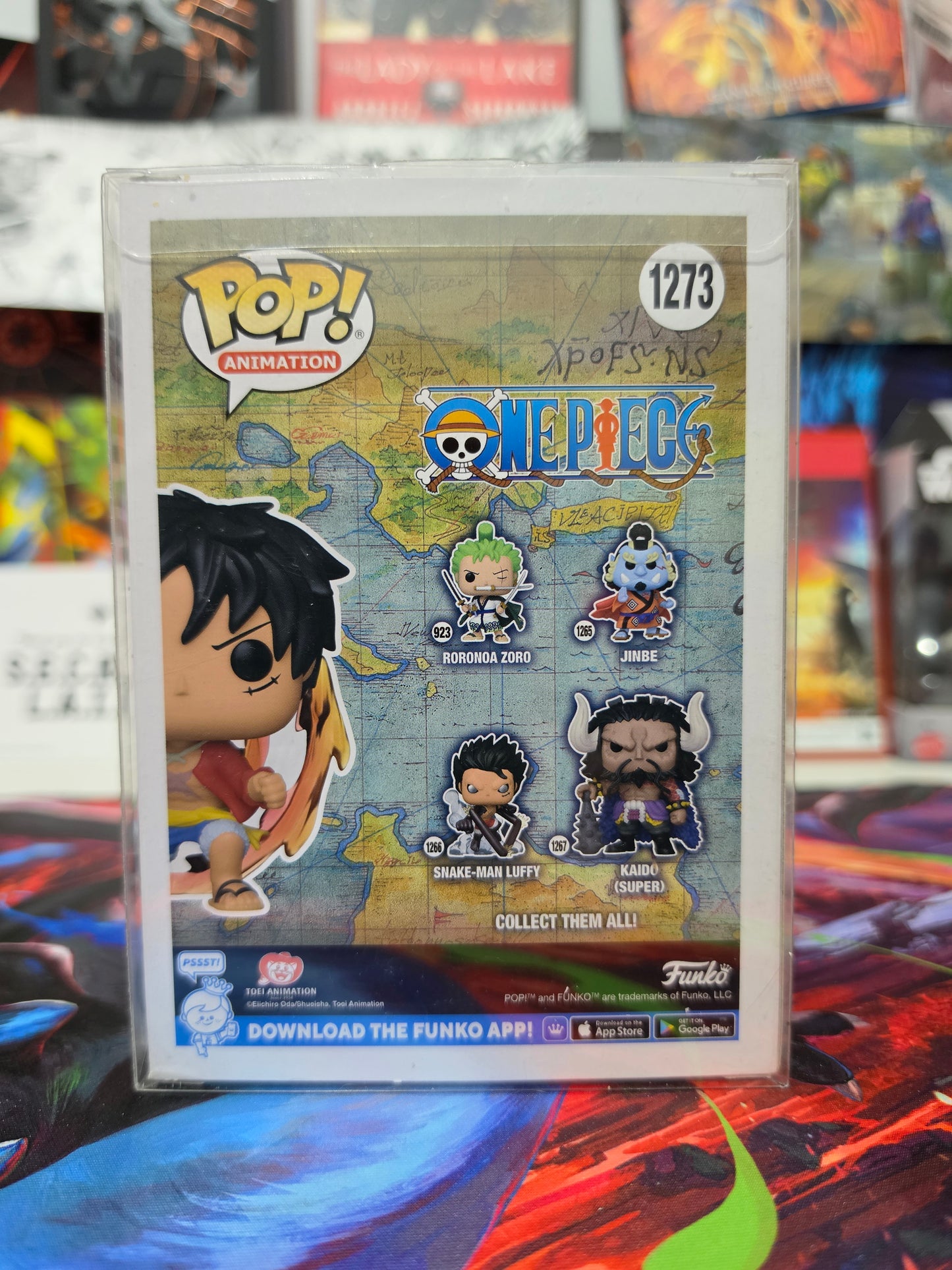 Funko Pop! Animation: One Piece – Red Hawk Luffy #1273 (AAA Anime Exclusive) Vinyl Figure