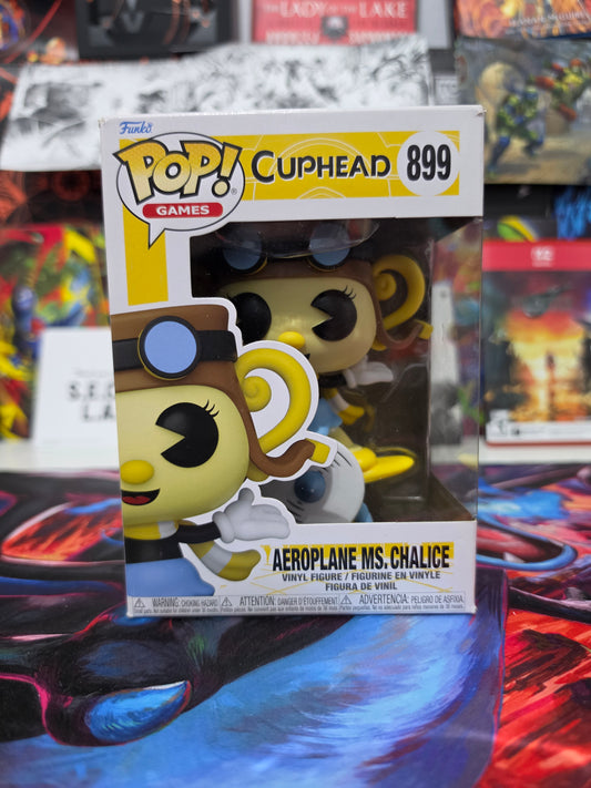 Funko Pop! Games: Cuphead – Aeroplane Ms. Chalice #899 Vinyl Figure