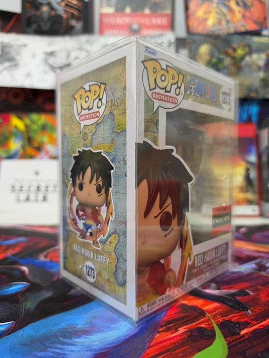 Funko Pop! Animation: One Piece – Red Hawk Luffy #1273 (AAA Anime Exclusive) Vinyl Figure