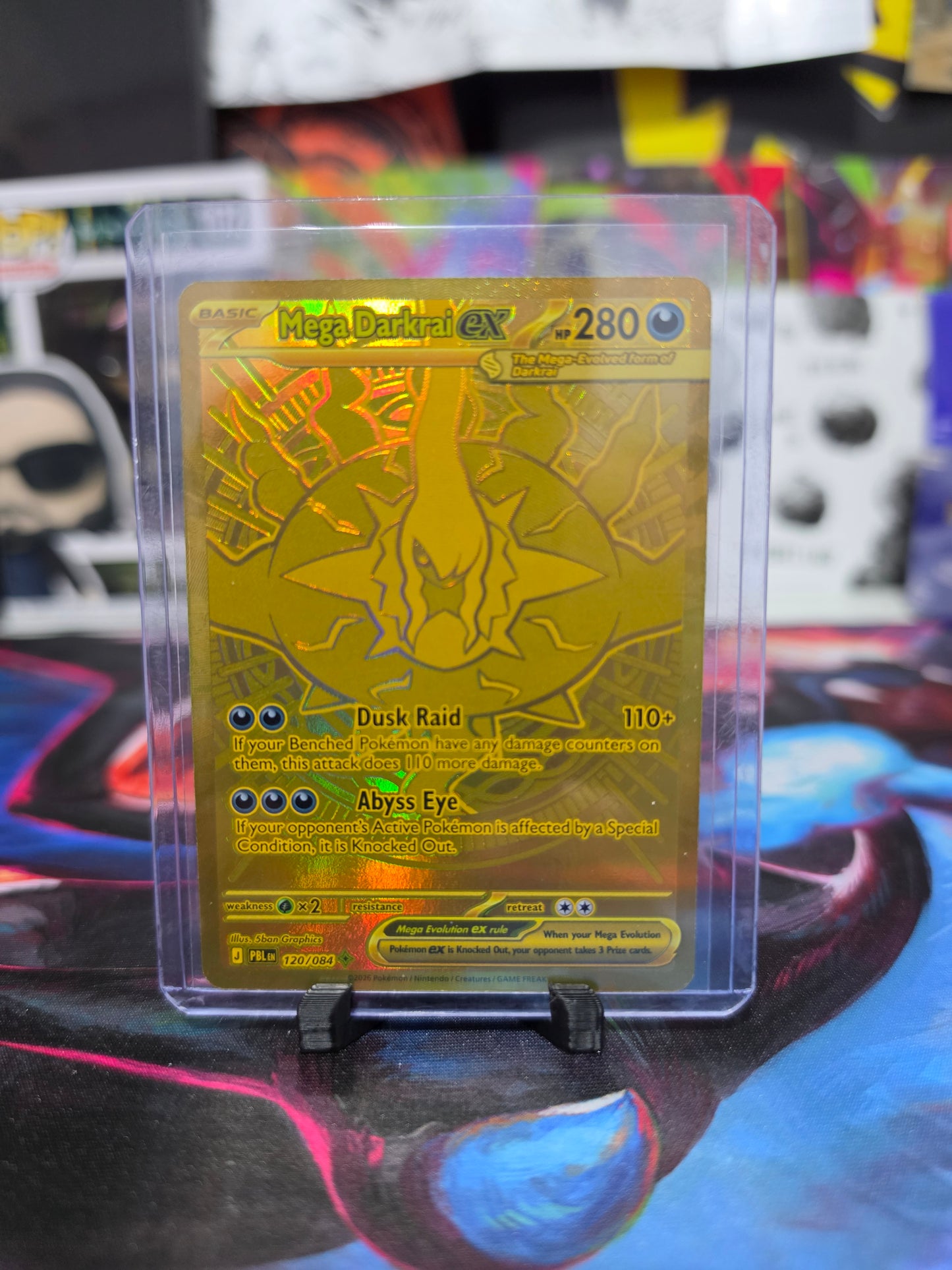 Mega Darkrai ex #120/084 Hyper Rare | Pokémon TCG: Mega Evolution – Pitch Black