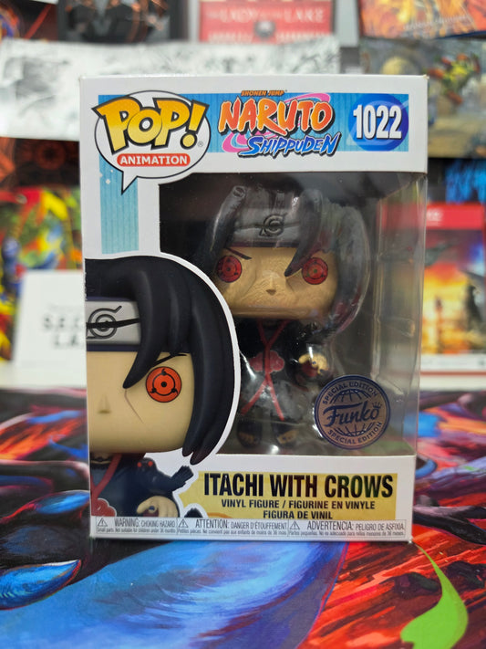 Funko Pop! Animation: Naruto Shippuden – Itachi with Crows #1022 (Funko Special Edition) Vinyl Figure