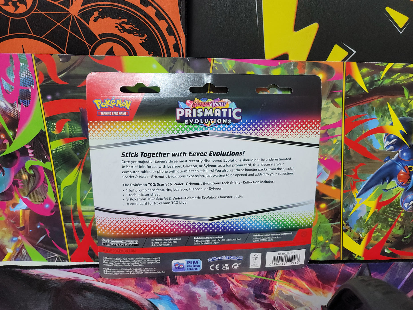 Pokémon TCG: Prismatic Evolutions Tech Sticker Collection