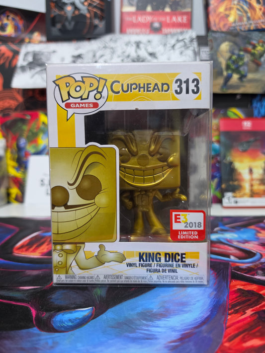 Funko Pop! Games: Cuphead – King Dice #313 (E3 2018 Limited Edition) Vinyl Figure