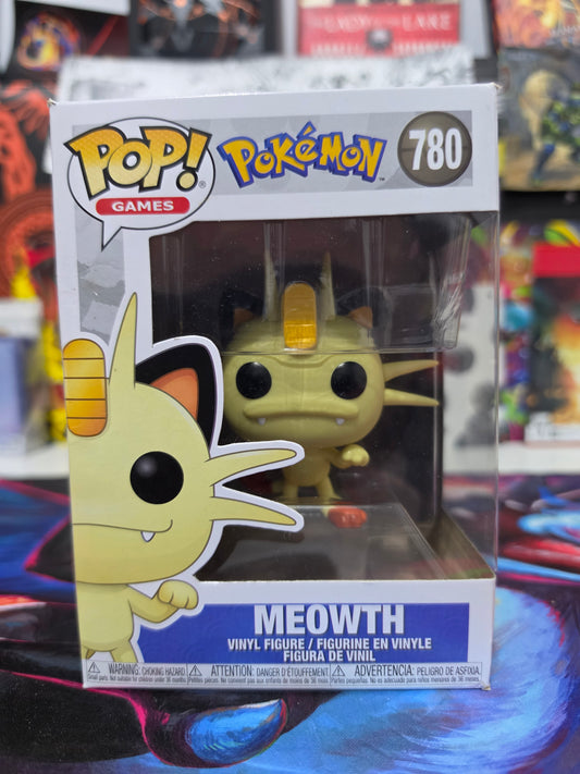 Funko Pop! Games: Pokémon – Meowth #780 Vinyl Figure