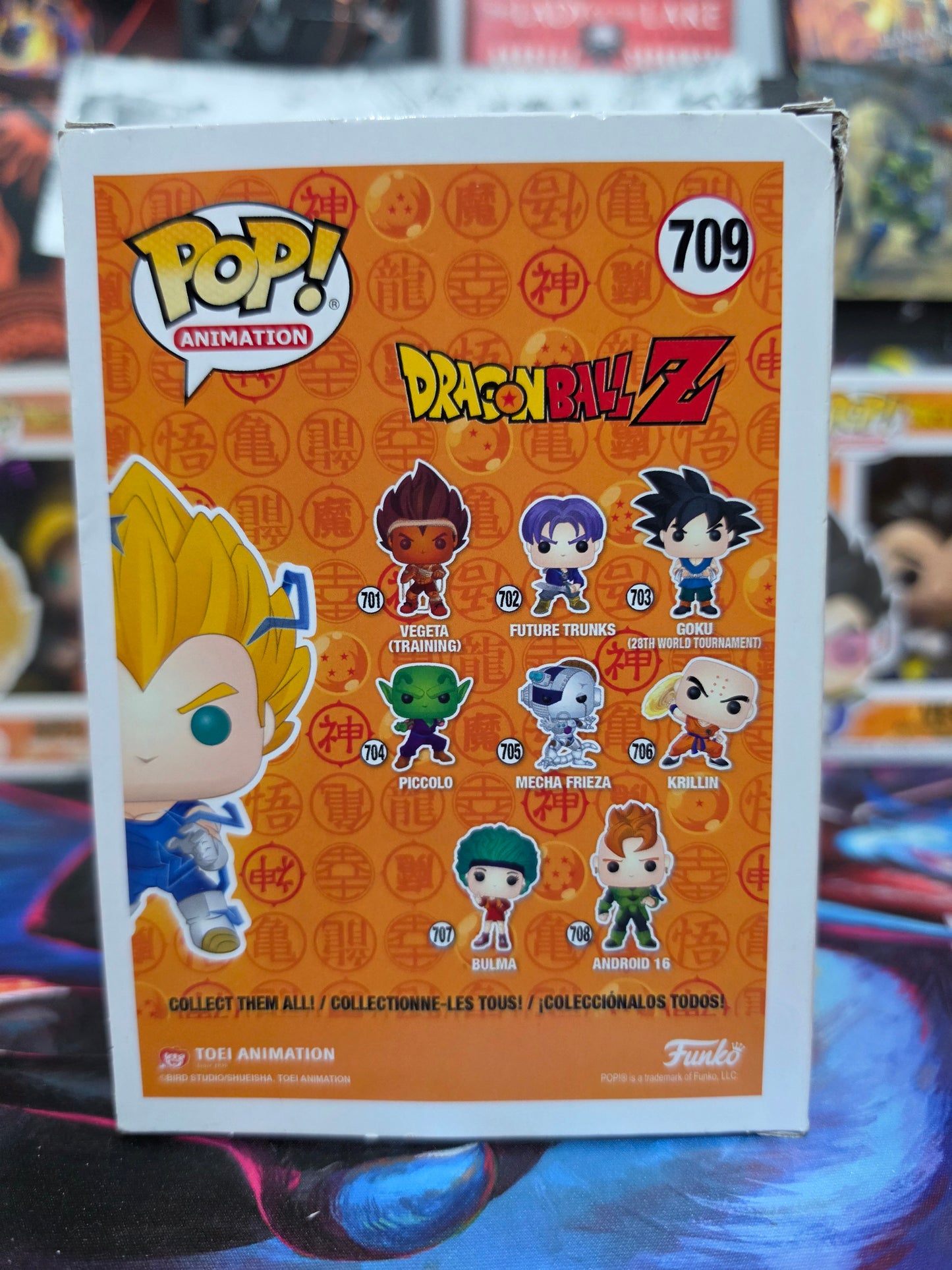 Funko Pop! Animation: Dragon Ball Z – Super Saiyan 2 Vegeta #709 (PX Previews Exclusive) Vinyl Figure