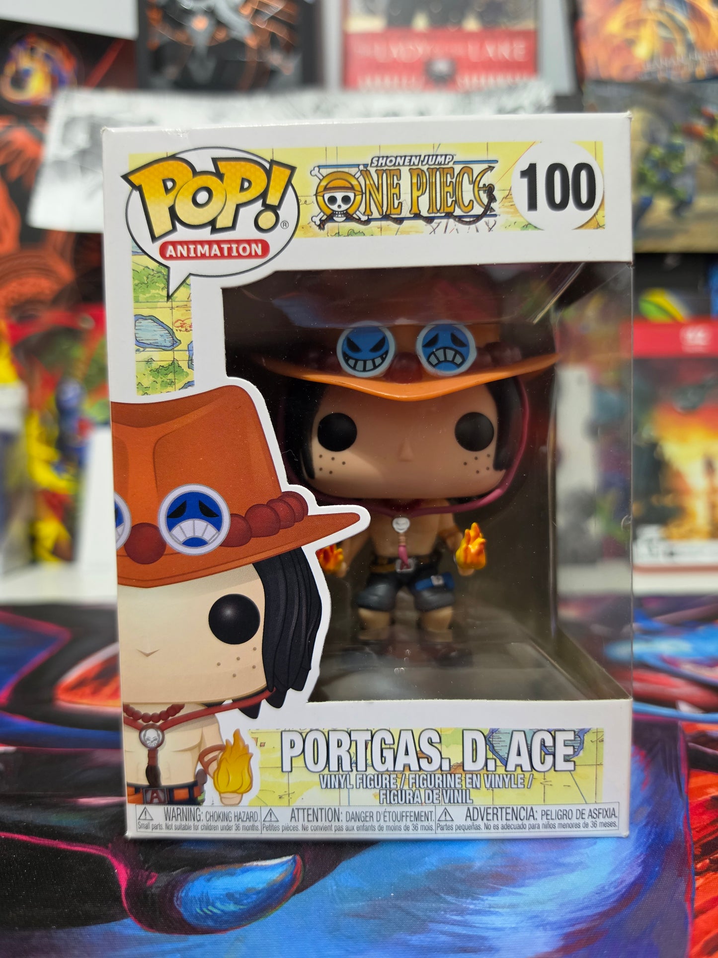 Funko Pop! Animation: One Piece – Portgas D. Ace #100 Vinyl Figure