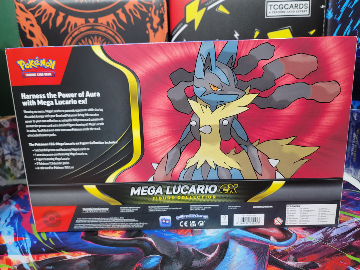 Pokémon TCG Mega Lucario EX Figure Box