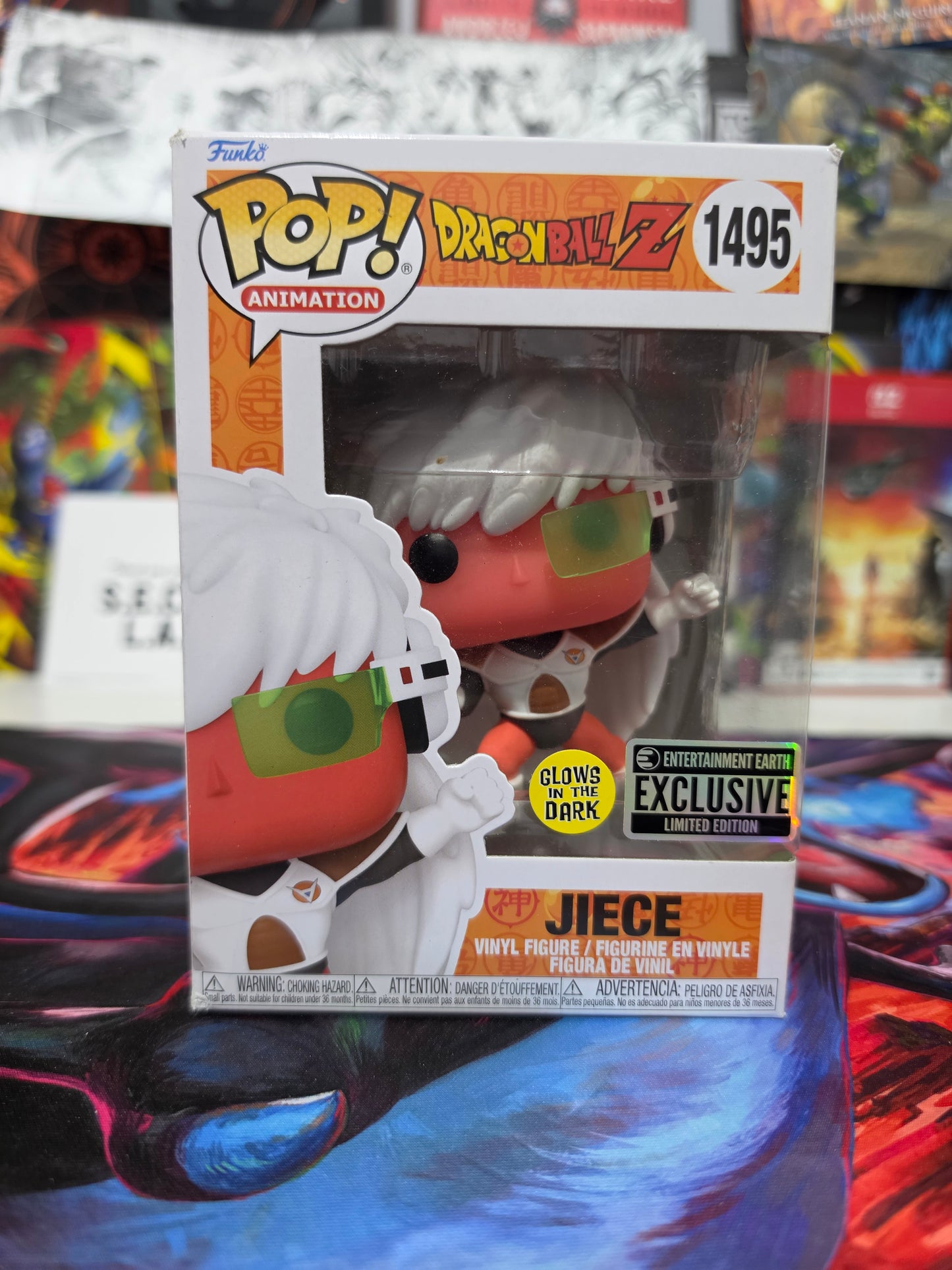 Funko Pop! Animation: Dragon Ball Z – Jeice #1495 (Entertainment Earth Exclusive – Glow in the Dark) Vinyl Figure