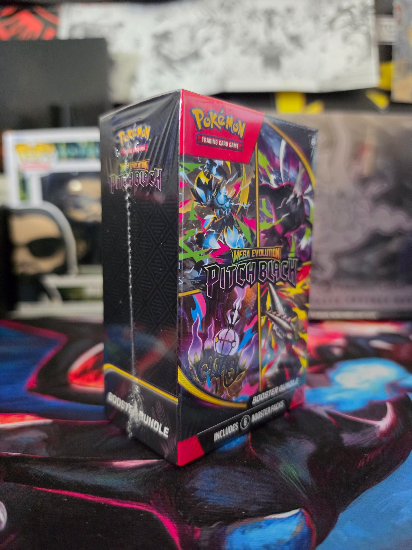Pokémon TCG: Mega Evolution-Pitch Black Booster Bundle (6 Packs)