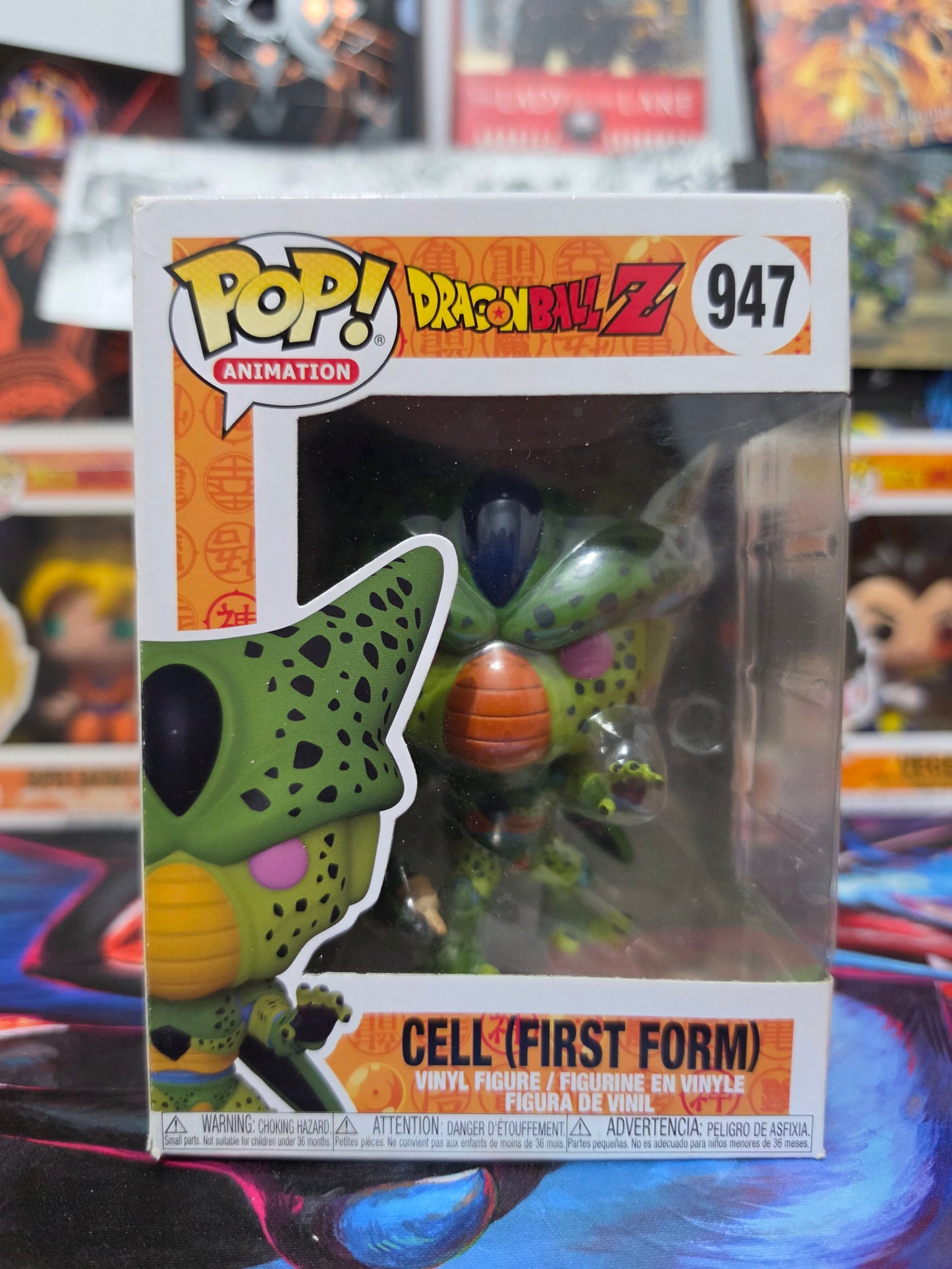 Funko Pop! Animation: Dragon Ball Z – Cell (First Form) #947 Vinyl Figure