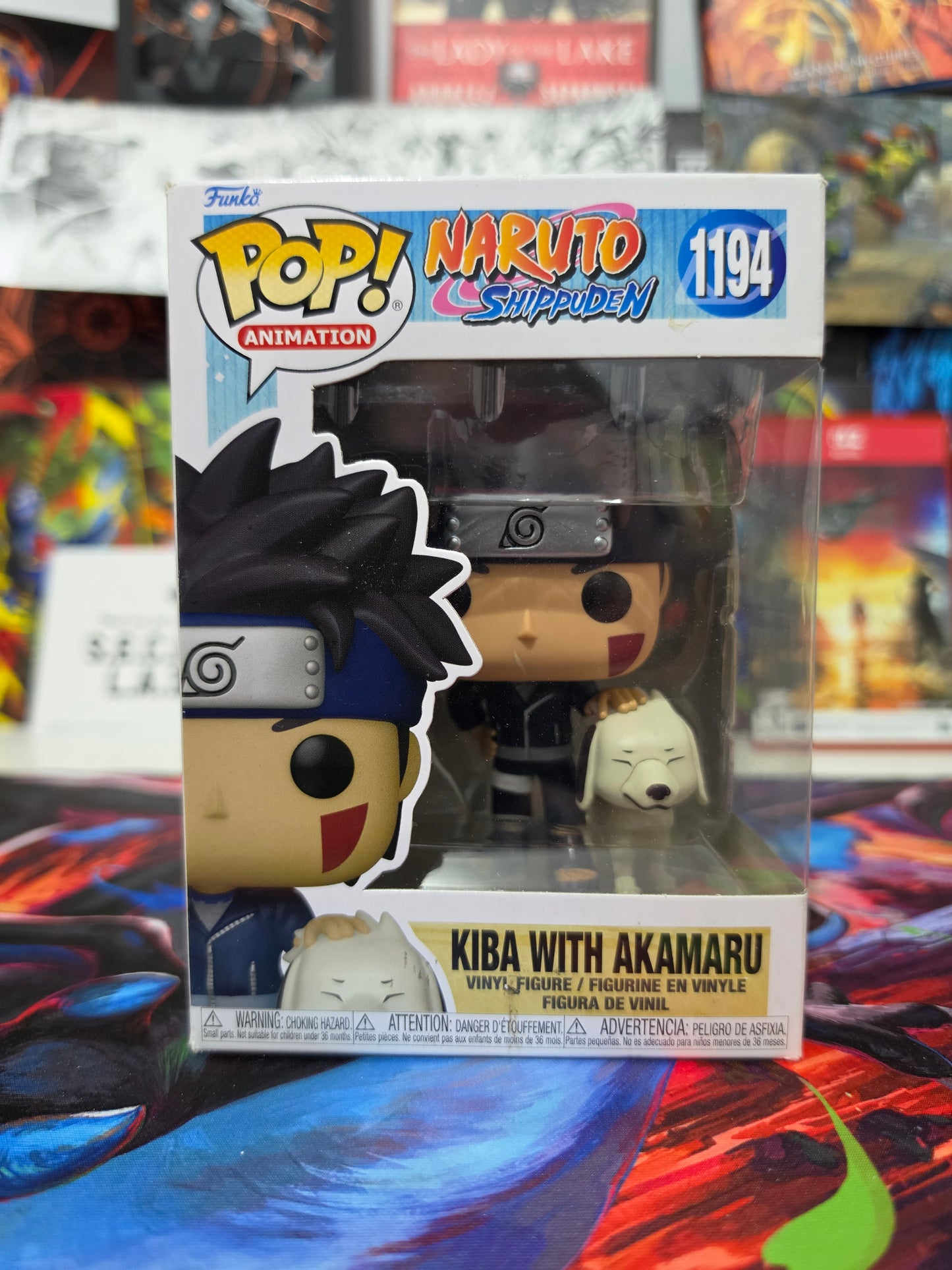 Funko Pop! Animation: Naruto Shippuden – Kiba with Akamaru #1194 Vinyl Figure