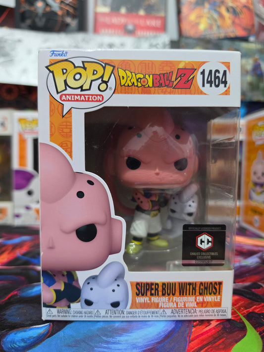 Funko Pop! Animation: Dragon Ball Z – Super Buu with Ghost #1464 (Chalice Collectibles Exclusive) Vinyl Figure