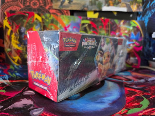 Pokémon TCG Prismatic Evolutions Booster Bundle + Surprise Box Bundle
