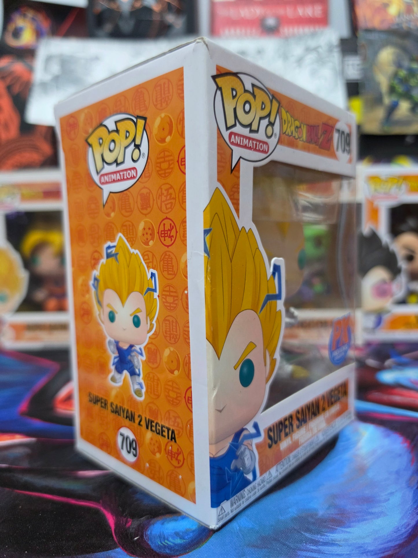 Funko Pop! Animation: Dragon Ball Z – Super Saiyan 2 Vegeta #709 (PX Previews Exclusive) Vinyl Figure