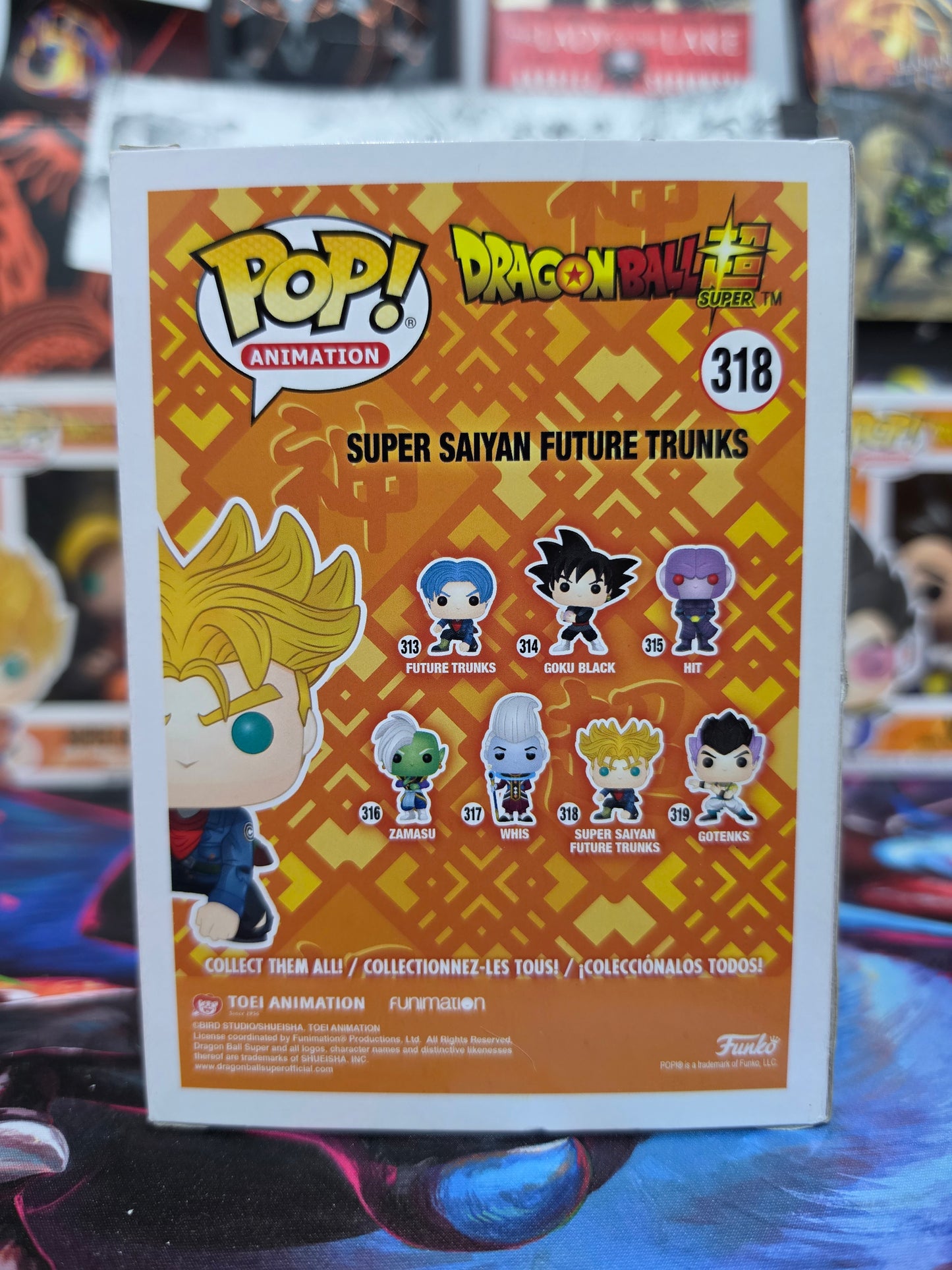 Funko Pop! Animation: Dragon Ball Super – Super Saiyan Future Trunks #318 (Hot Topic Exclusive) Vinyl Figure