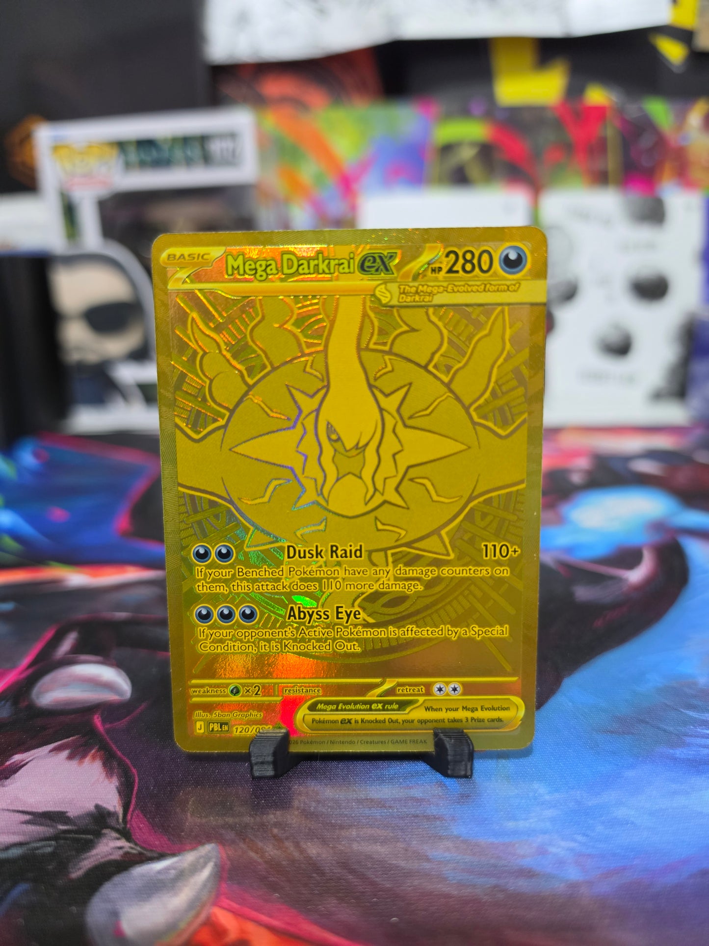 Mega Darkrai ex #120/084 Hyper Rare | Pokémon TCG: Mega Evolution – Pitch Black