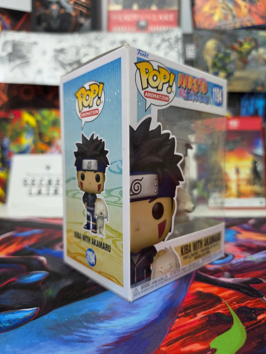 Funko Pop! Animation: Naruto Shippuden – Kiba with Akamaru #1194 Vinyl Figure