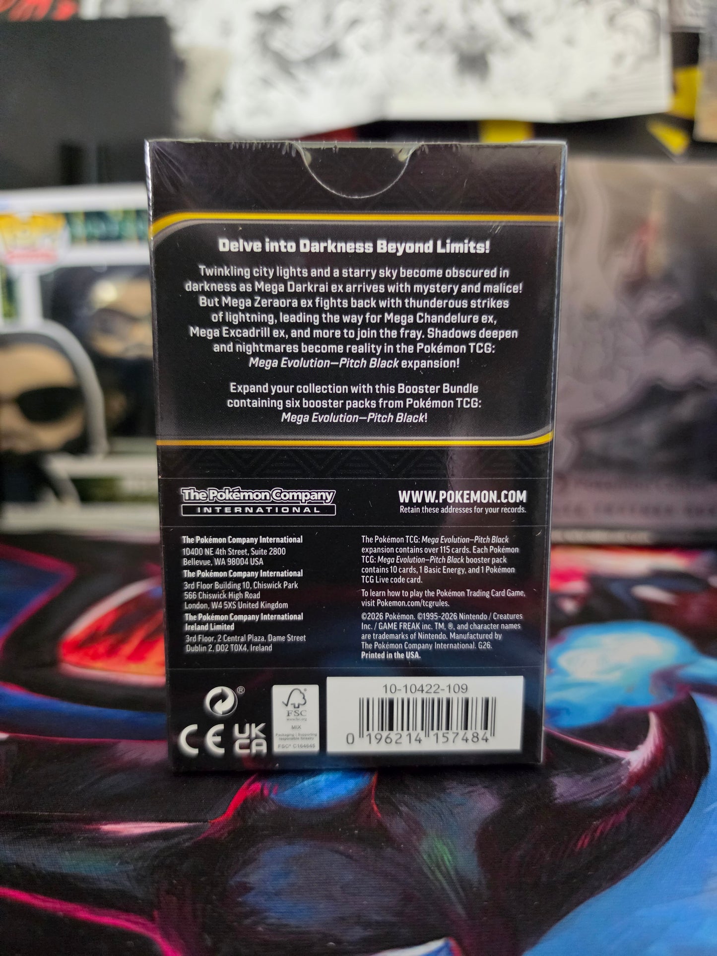 Pokémon TCG: Mega Evolution-Pitch Black Booster Bundle (6 Packs)