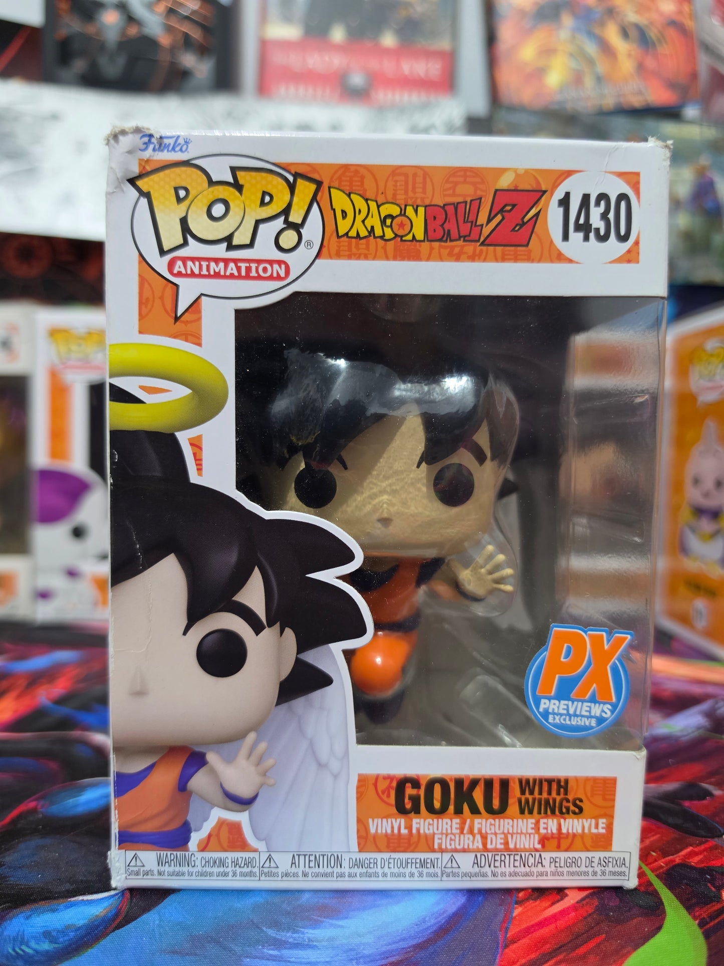 Funko Pop! Animation: Dragon Ball Z – Goku with Wings #1430 (PX Previews Exclusive) Vinyl Figure