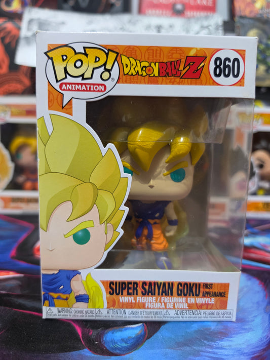 Funko Pop! Animation: Dragon Ball Z – Super Saiyan Goku (First Appearance) Vinyl Figure